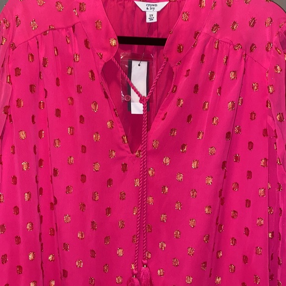 NWTs 2X Crown & Ivy dress - Picture 2 of 10